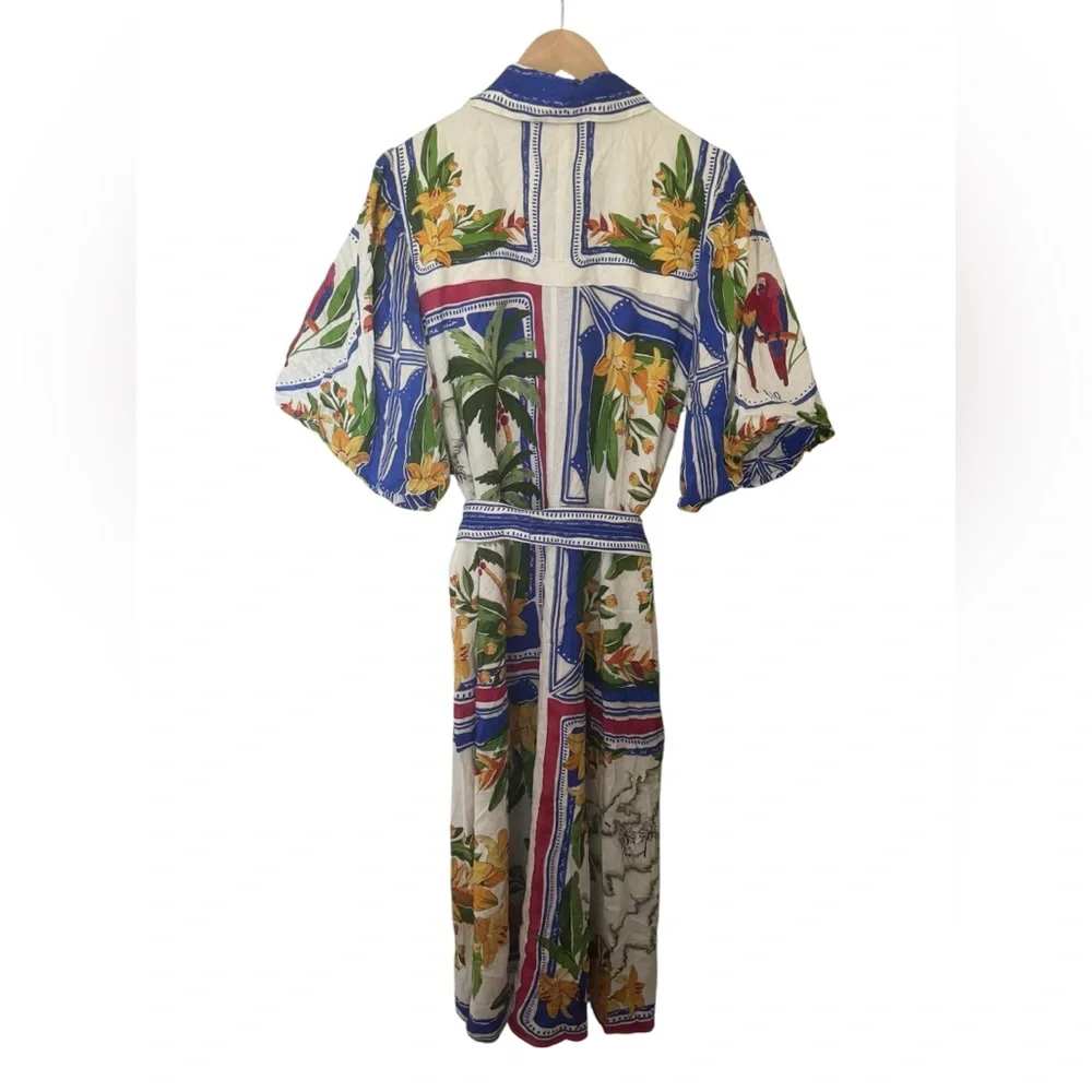 Farm Rio Maxi Dress Women’s Large - Picture 4 of 16